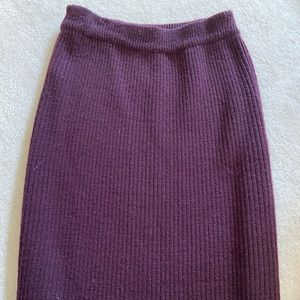 Vintage Cotton Purple Skirt
